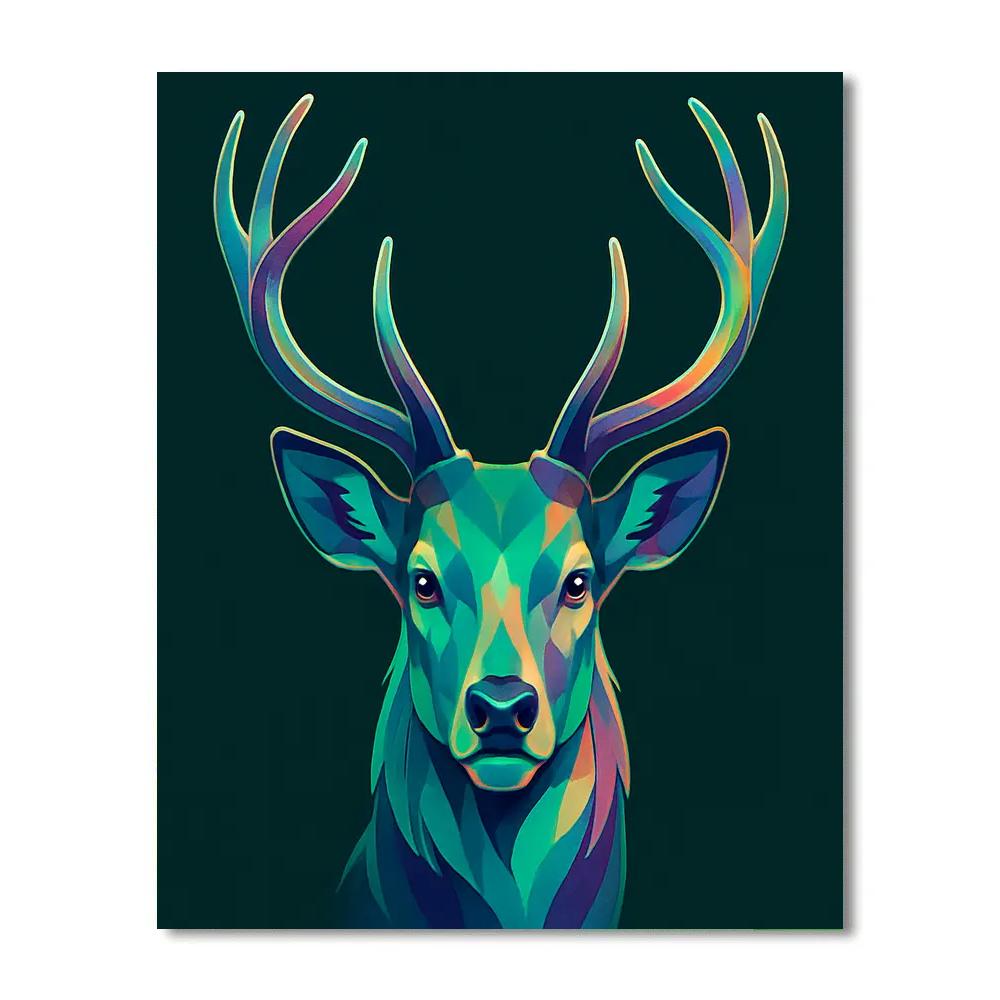 Aurora Antler Stag Sentinel Numbered painting kits