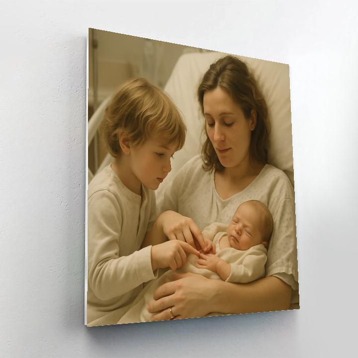 Quiet Hospital Newborn Promise Painting by numbers kit
