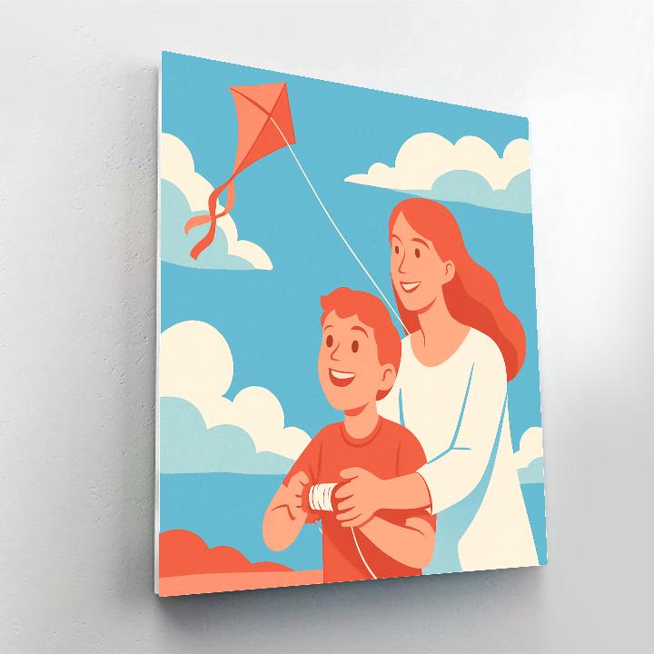 Kite String Lesson Of Trust DIY paint by numbers