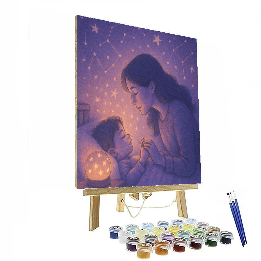 Night Light Constellation Bedtime paint by number