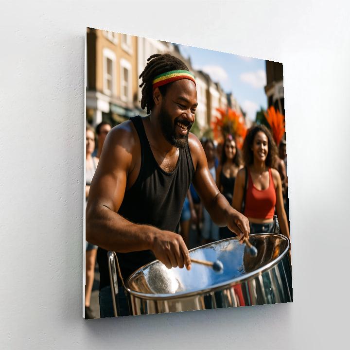 Notting Hill Carnival Steelpan Street Corner painting number kit