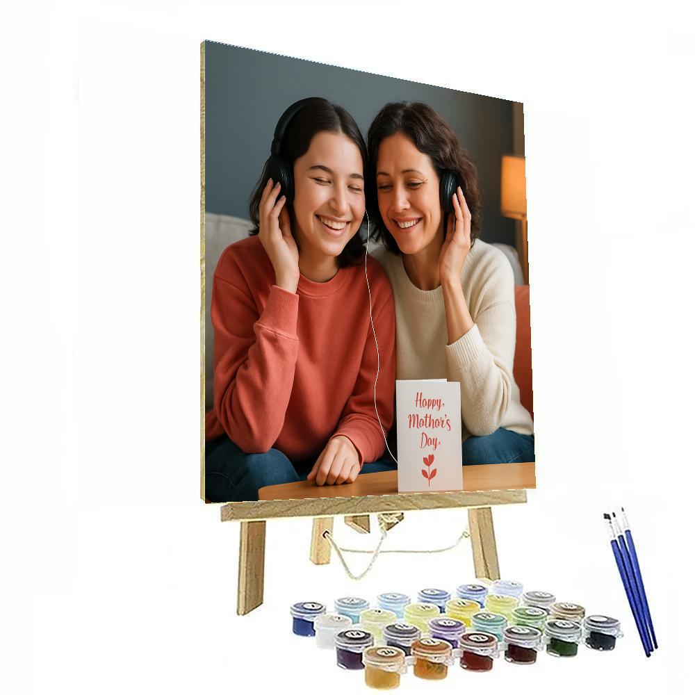 Shared Headphones Favorite Song Paint by numbers kits