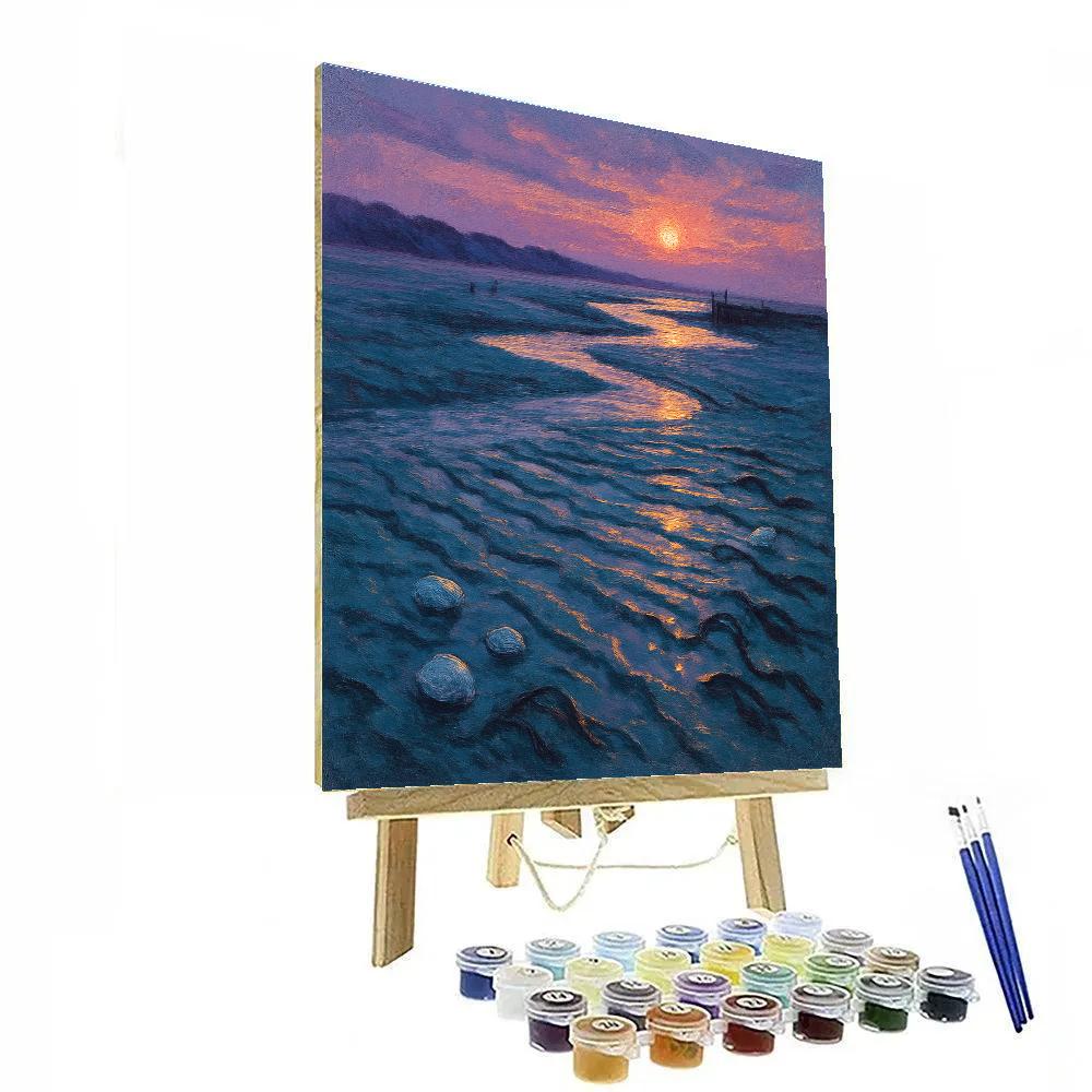Lantern Light Over The Tidal Flats Painting by numbers kit