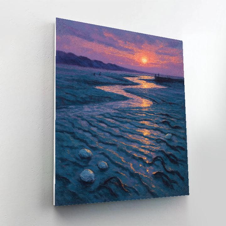 Lantern Light Over The Tidal Flats Painting by numbers kit