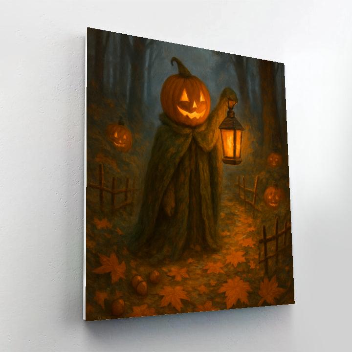 Lantern Keeper Of The Maple Hollow painting number kit