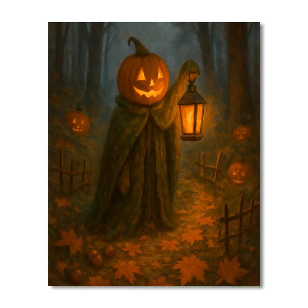 Lantern Keeper Of The Maple Hollow painting number kit