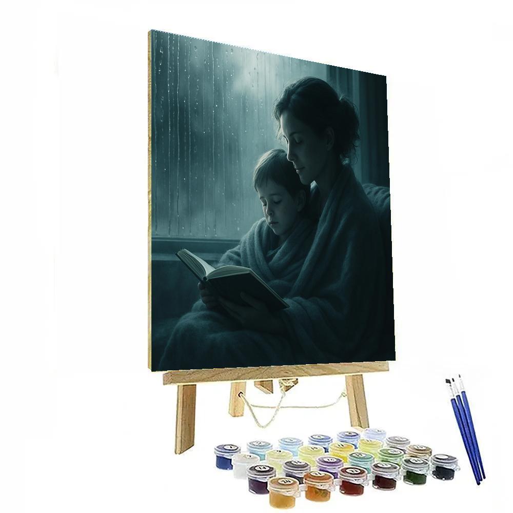 Rainy Day Window Stories Together Paint by numbers kits