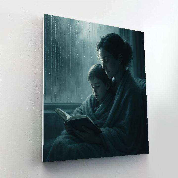 Rainy Day Window Stories Together Paint by numbers kits