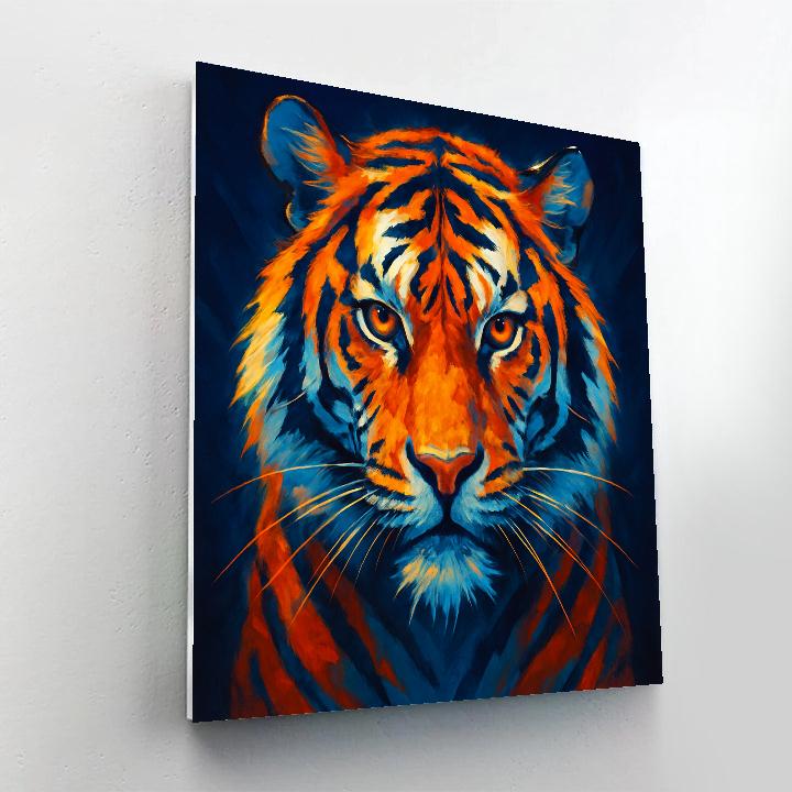 Saffron Storm Tiger paint by numbers