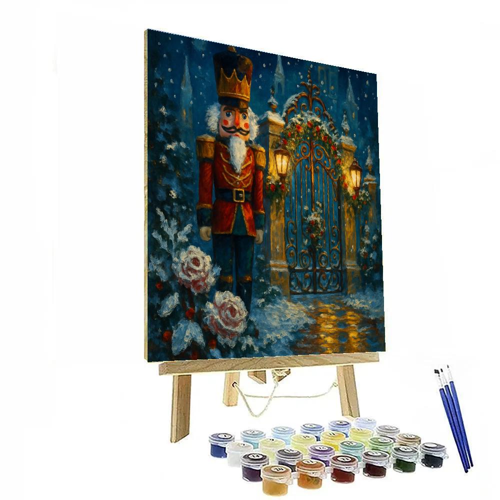 Nutcracker Guardian At Palace Gate DIY paint by numbers