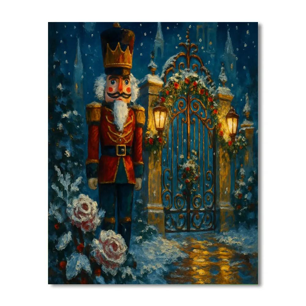 Nutcracker Guardian At Palace Gate DIY paint by numbers