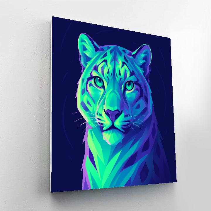 Aurora Circuit Snow Leopard paint by color