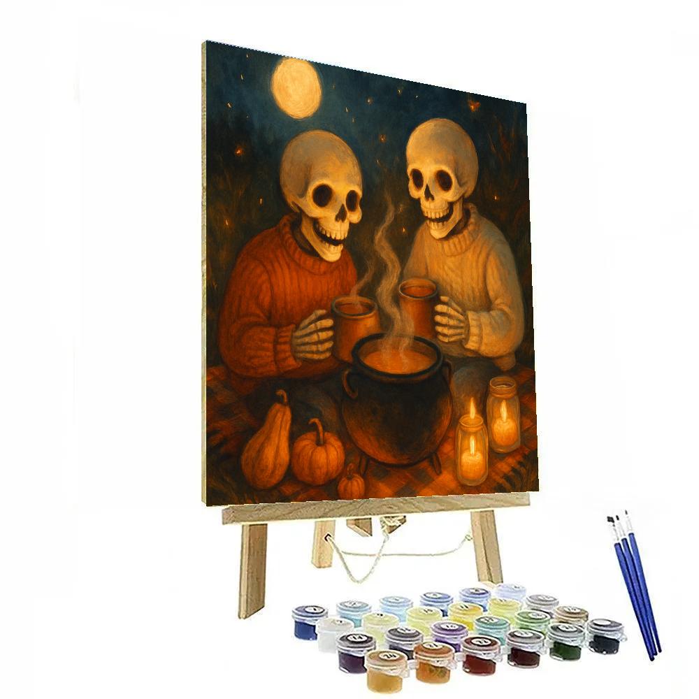 Candlelit Cauldron Picnic Paint by numbers kits