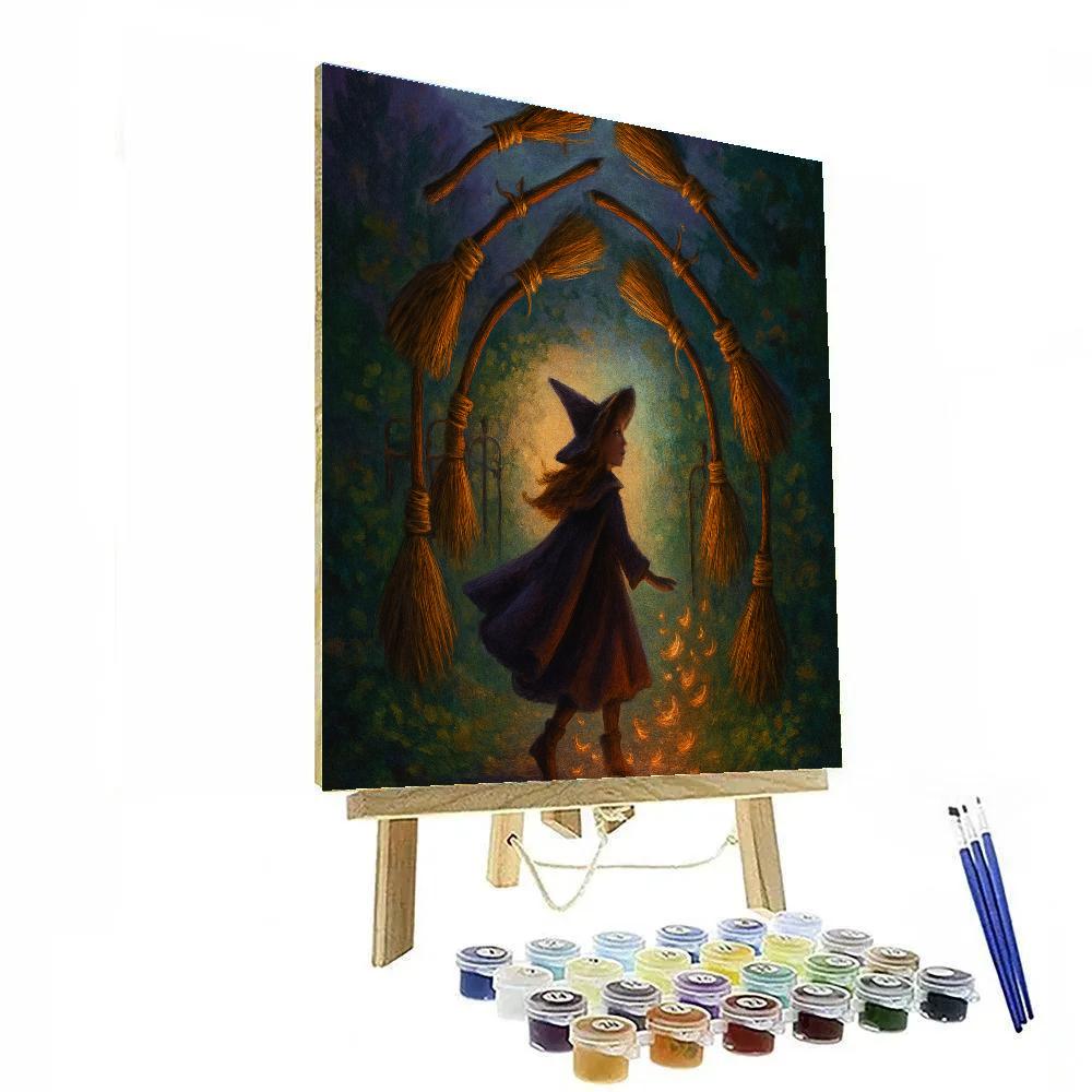 Autumn Gate Of Floating Brooms Number painting