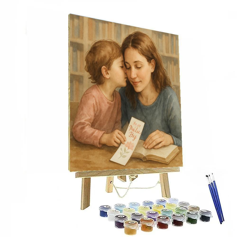 Quiet Library Whisper I Love You Painting by numbers kit