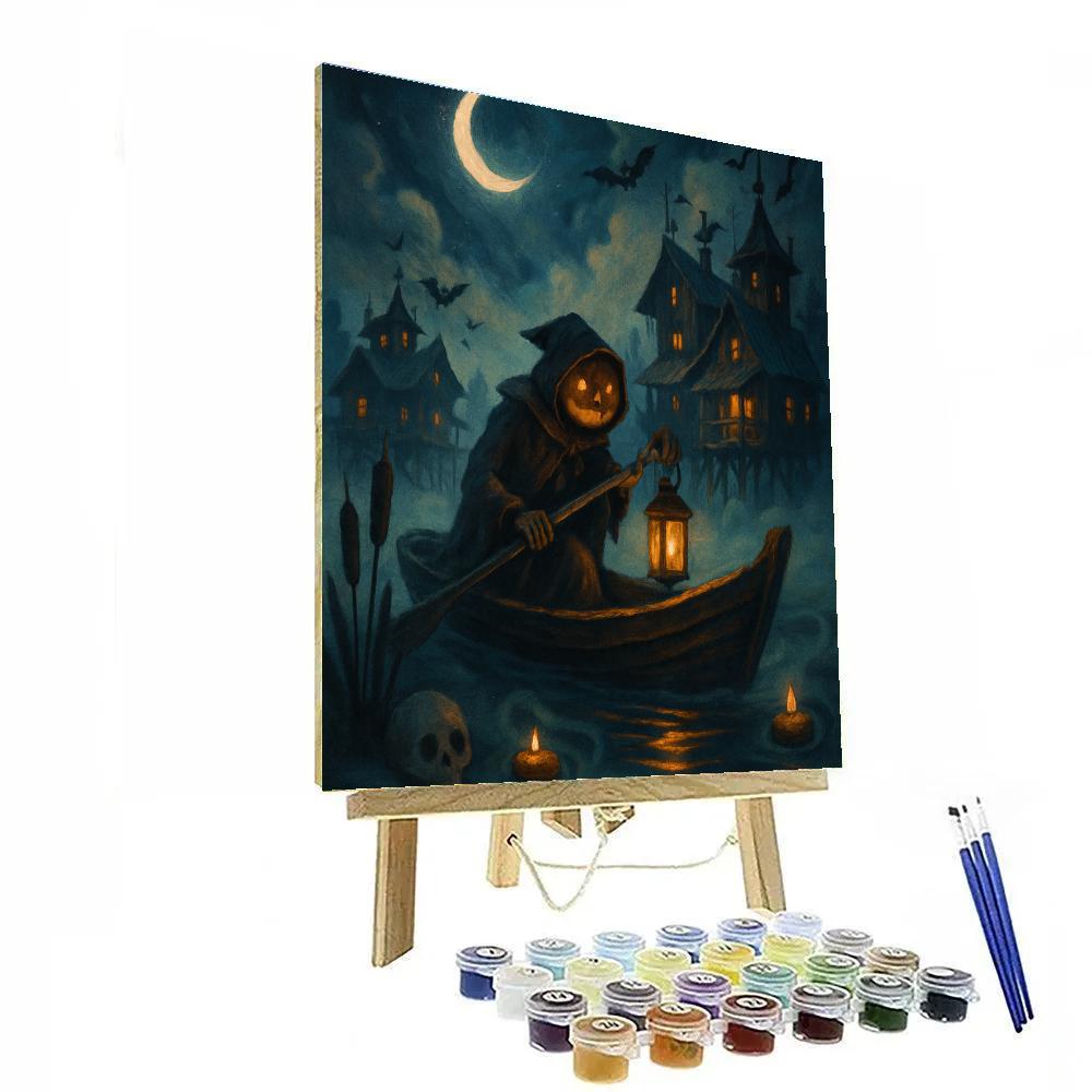 Lantern Ferry Across The Witchlight Marsh Numbered painting kits