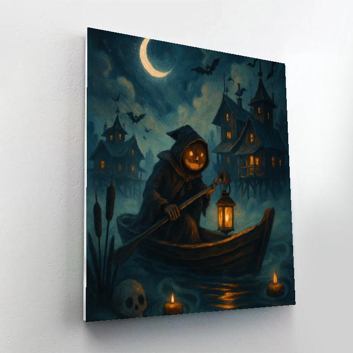 Lantern Ferry Across The Witchlight Marsh Numbered painting kits