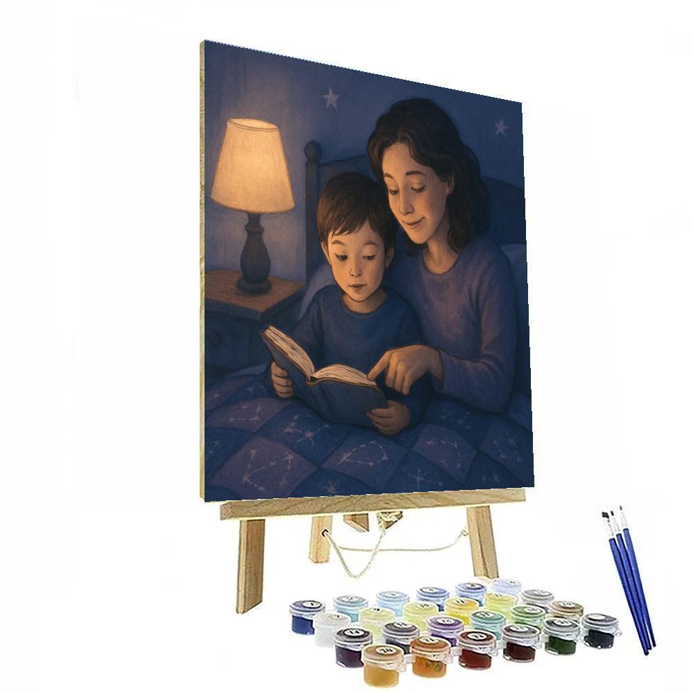 Starlit Quilt Of Shared Stories paint by number