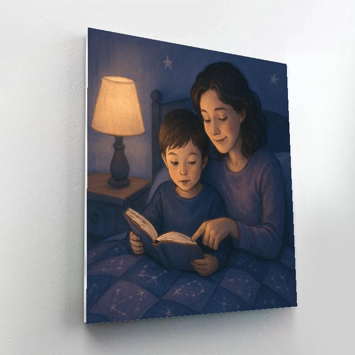 Starlit Quilt Of Shared Stories paint by number
