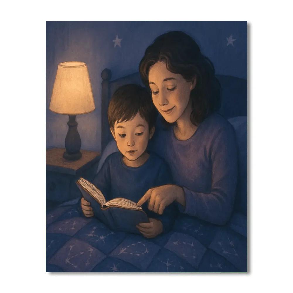 Starlit Quilt Of Shared Stories paint by number