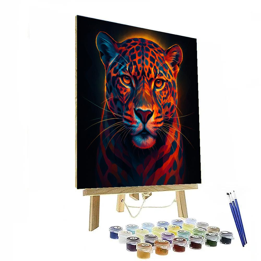 Prism Crown Jaguar Numbered painting kits