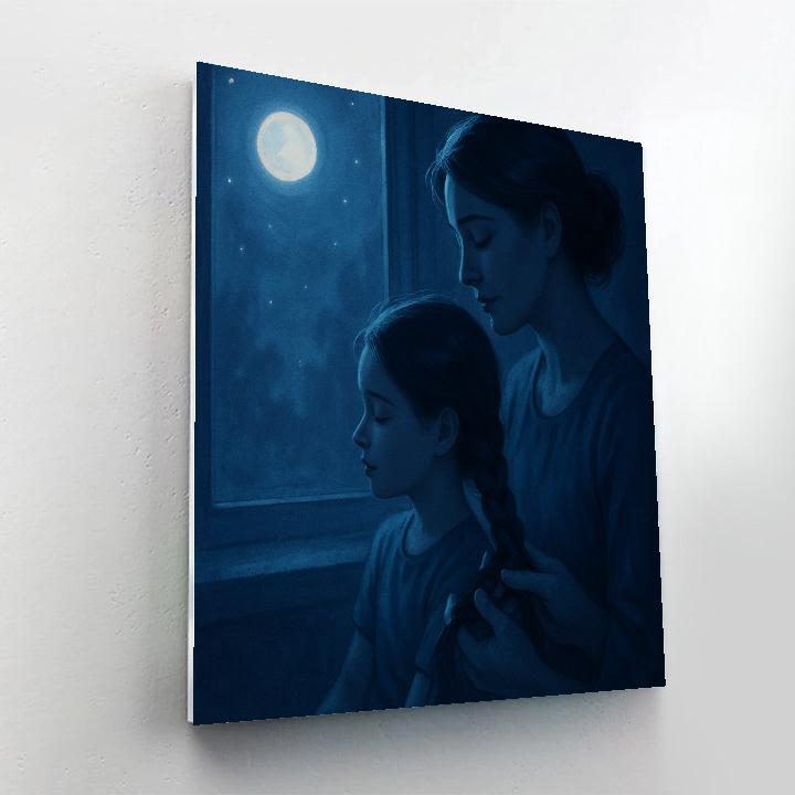 Moonlight Hair Braiding Promise Paint by numbers kits