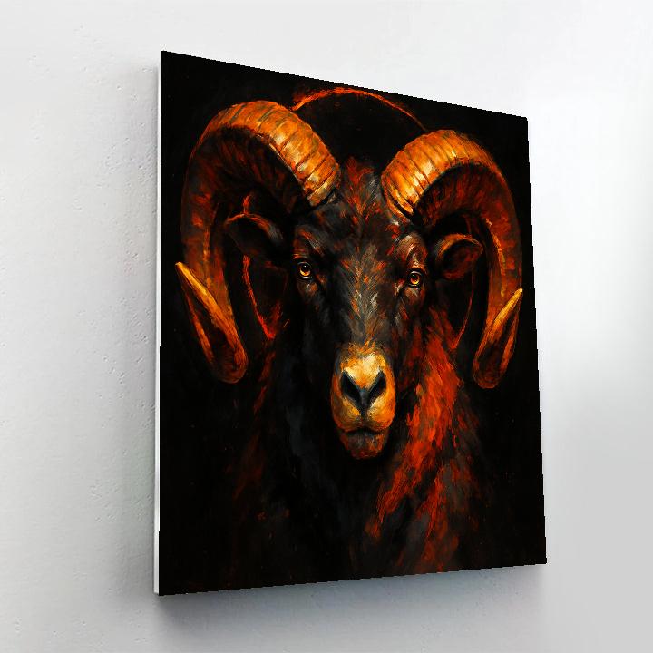 Cinder Halo Ram paint by numbers