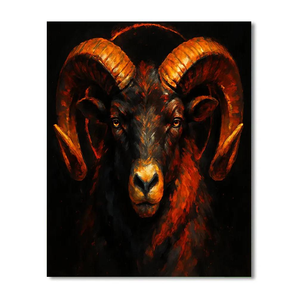 Cinder Halo Ram paint by numbers