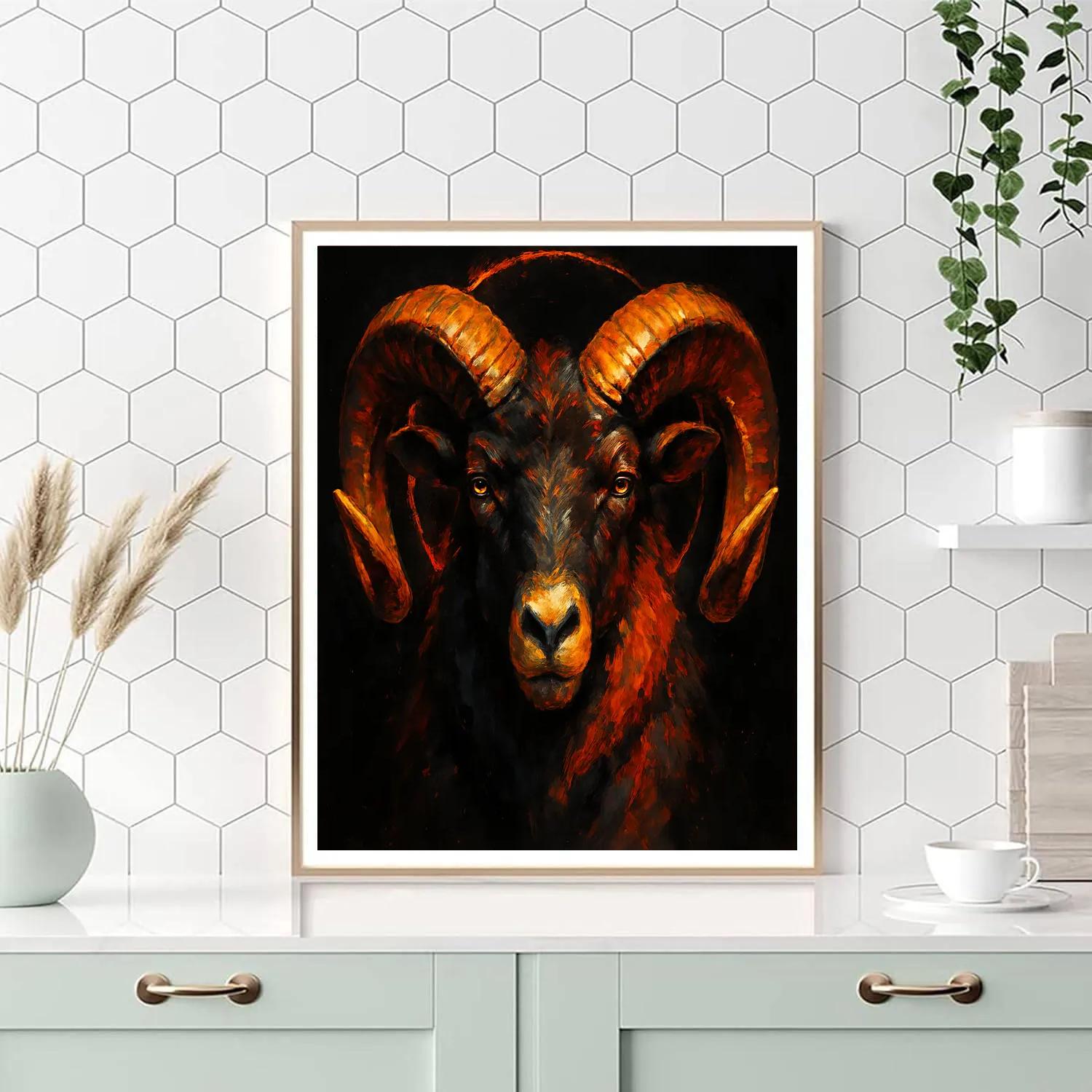 Cinder Halo Ram paint by numbers
