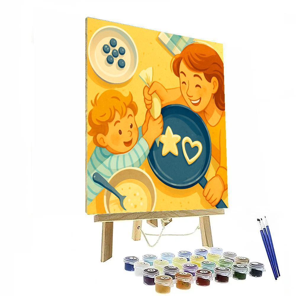 Kitchen Constellation Pancake Morning painting number kit