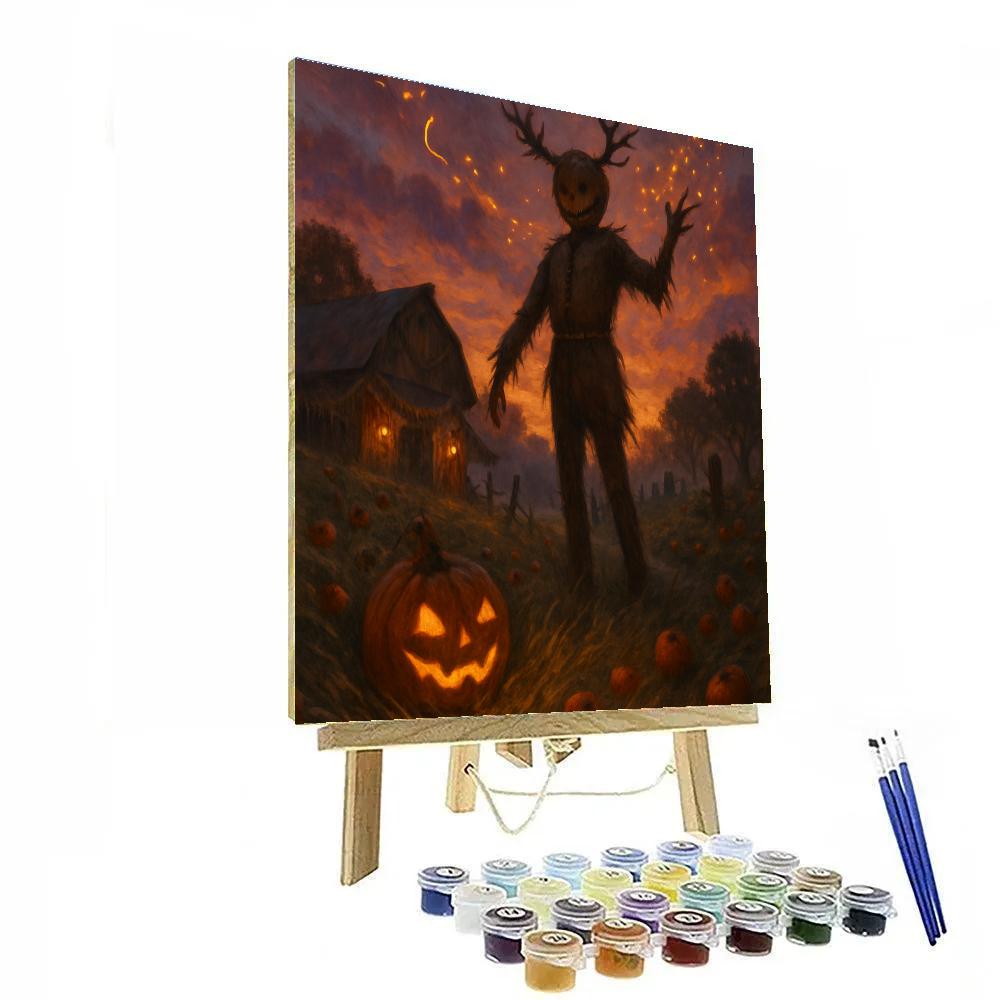 The Scarecrow And The Ember Orchard Paint by numbers kits
