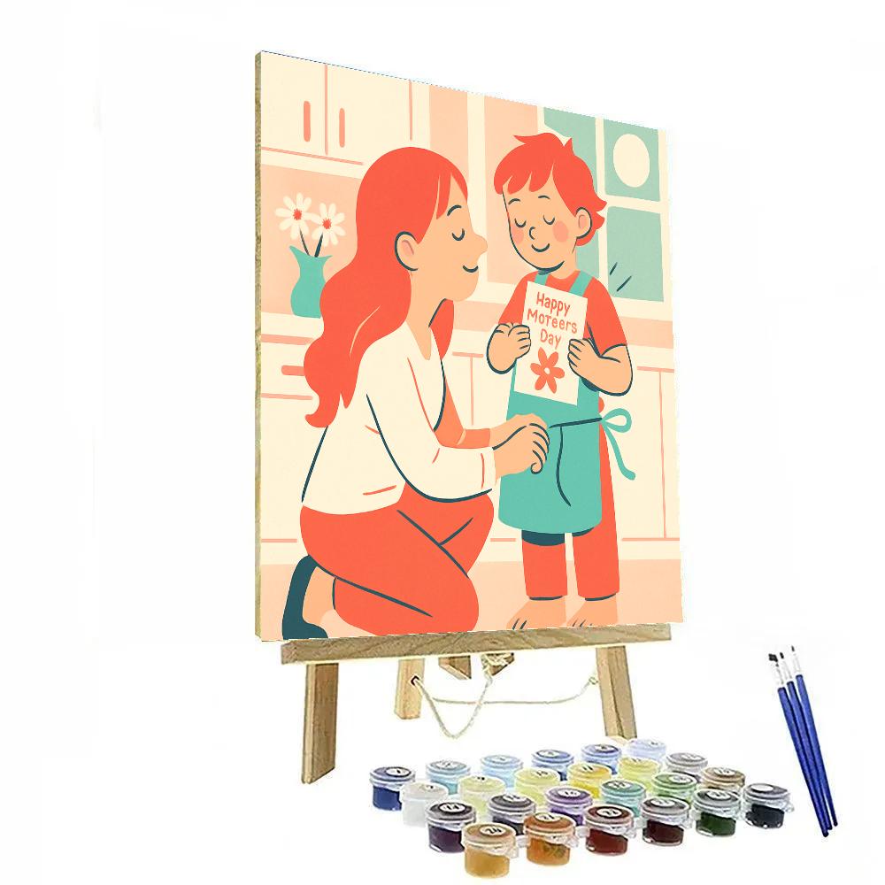 Apron Ties And Thank You Notes paint by numbers