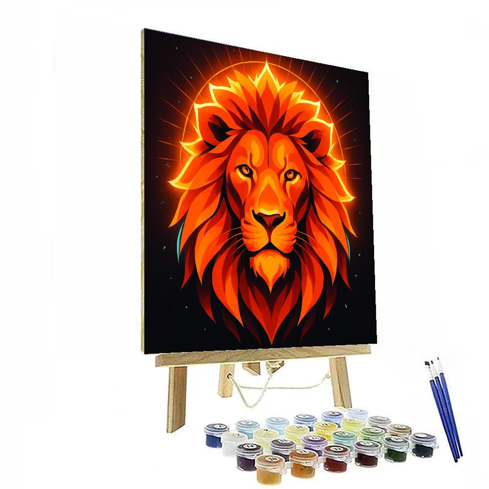 Solar Crown Lion Of The Zenith DIY paint by numbers