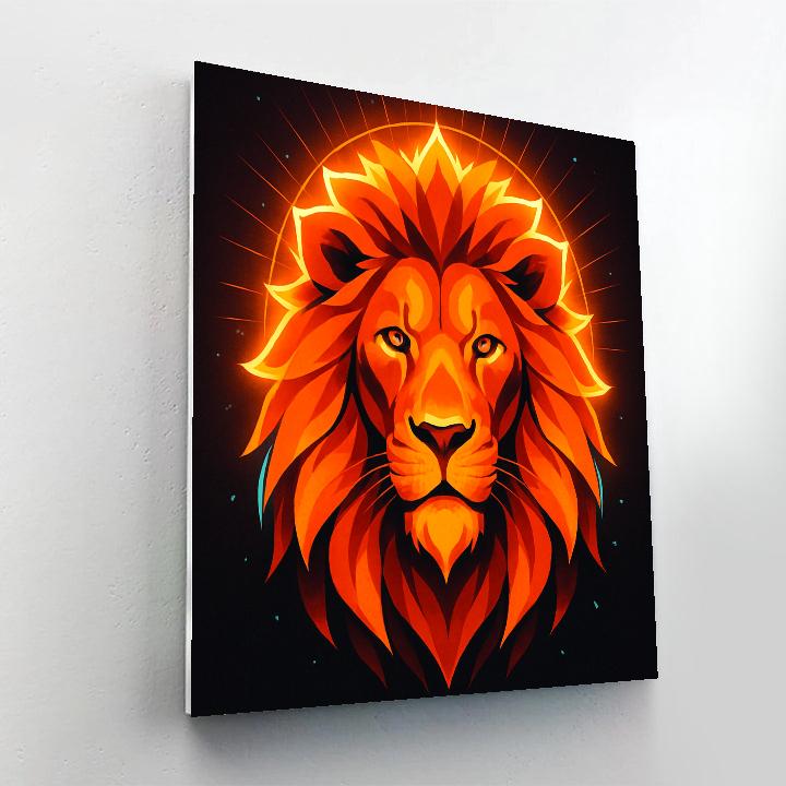 Solar Crown Lion Of The Zenith DIY paint by numbers