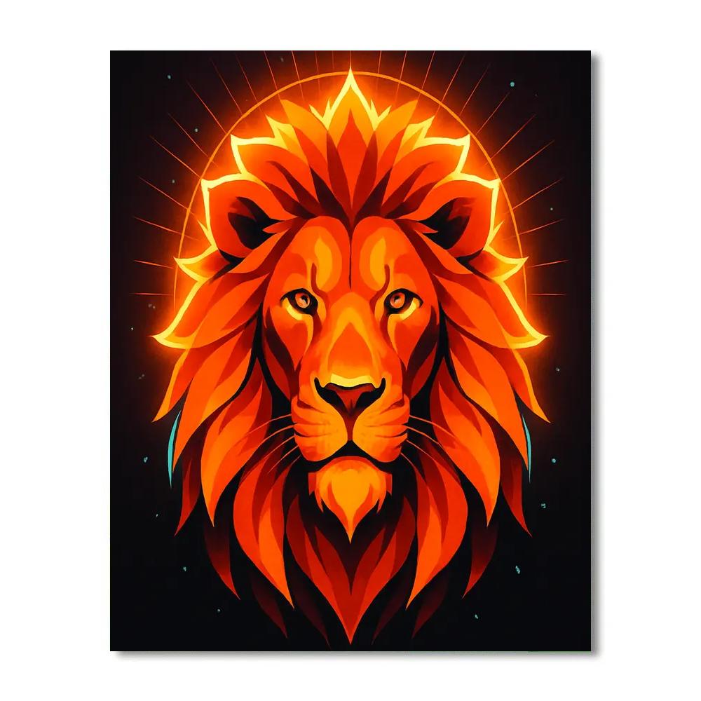 Solar Crown Lion Of The Zenith DIY paint by numbers