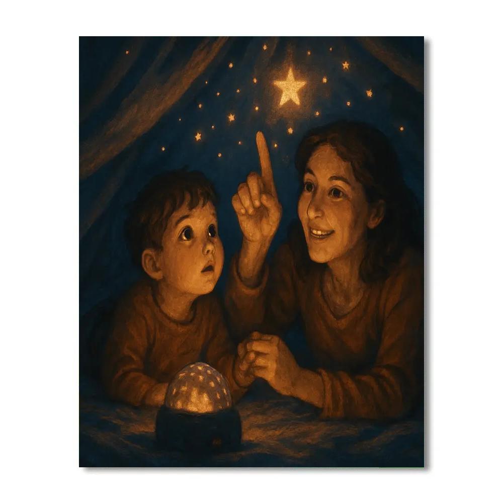 Stargazer Blanket Fort Promise painting number kit