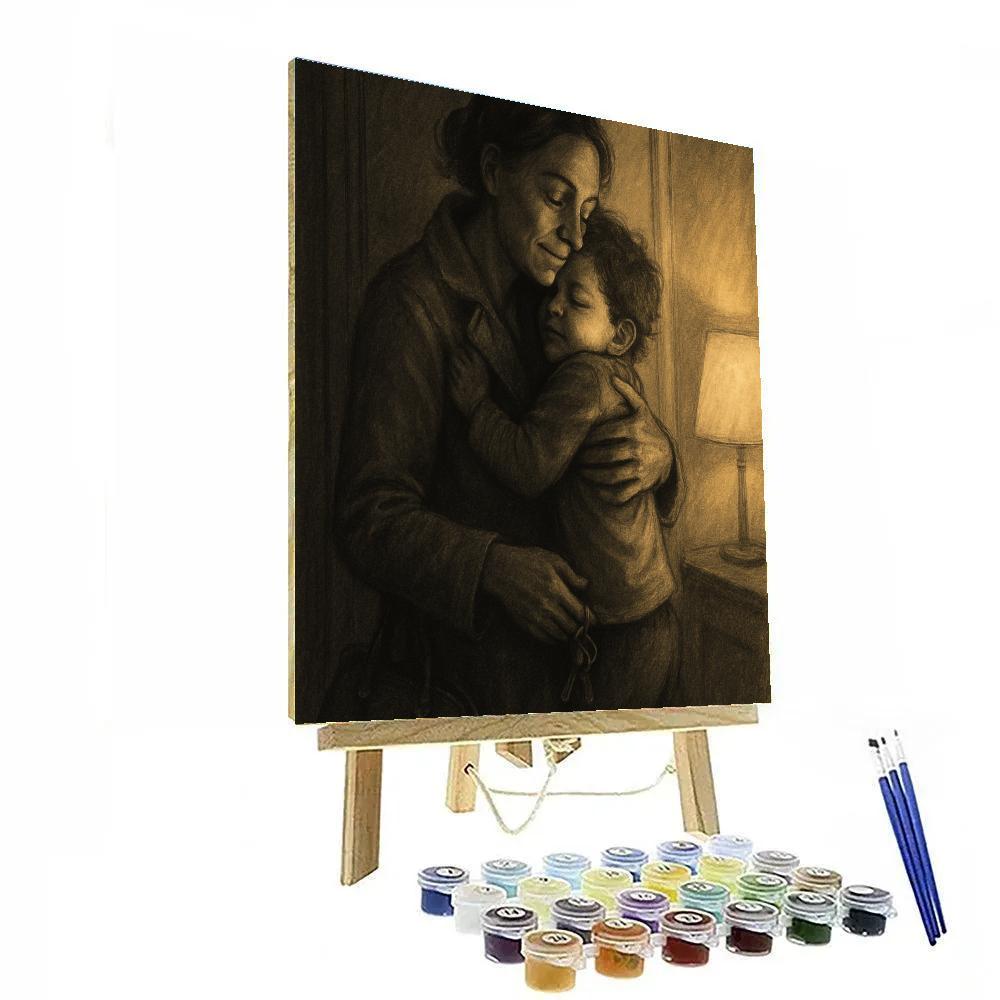 Night Shift Welcome Home Cuddle Painting by numbers kit