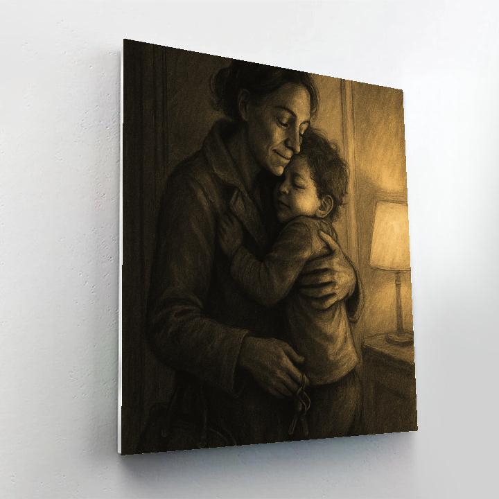 Night Shift Welcome Home Cuddle Painting by numbers kit