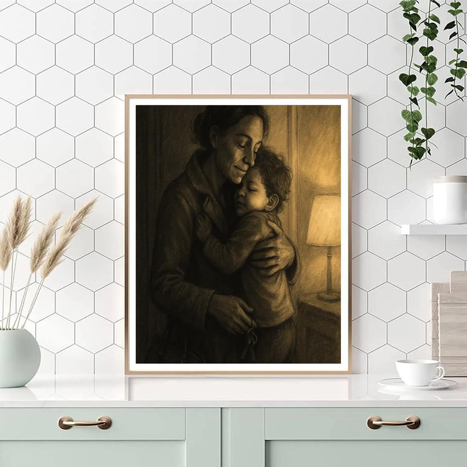 Night Shift Welcome Home Cuddle Painting by numbers kit