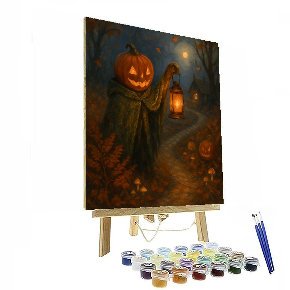 Lantern Bearer Of The Harvest Hollow Numbered painting kits