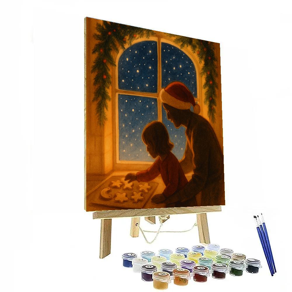 Celestial Cookies By The Window paint by color