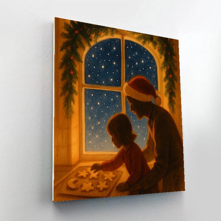 Celestial Cookies By The Window paint by color