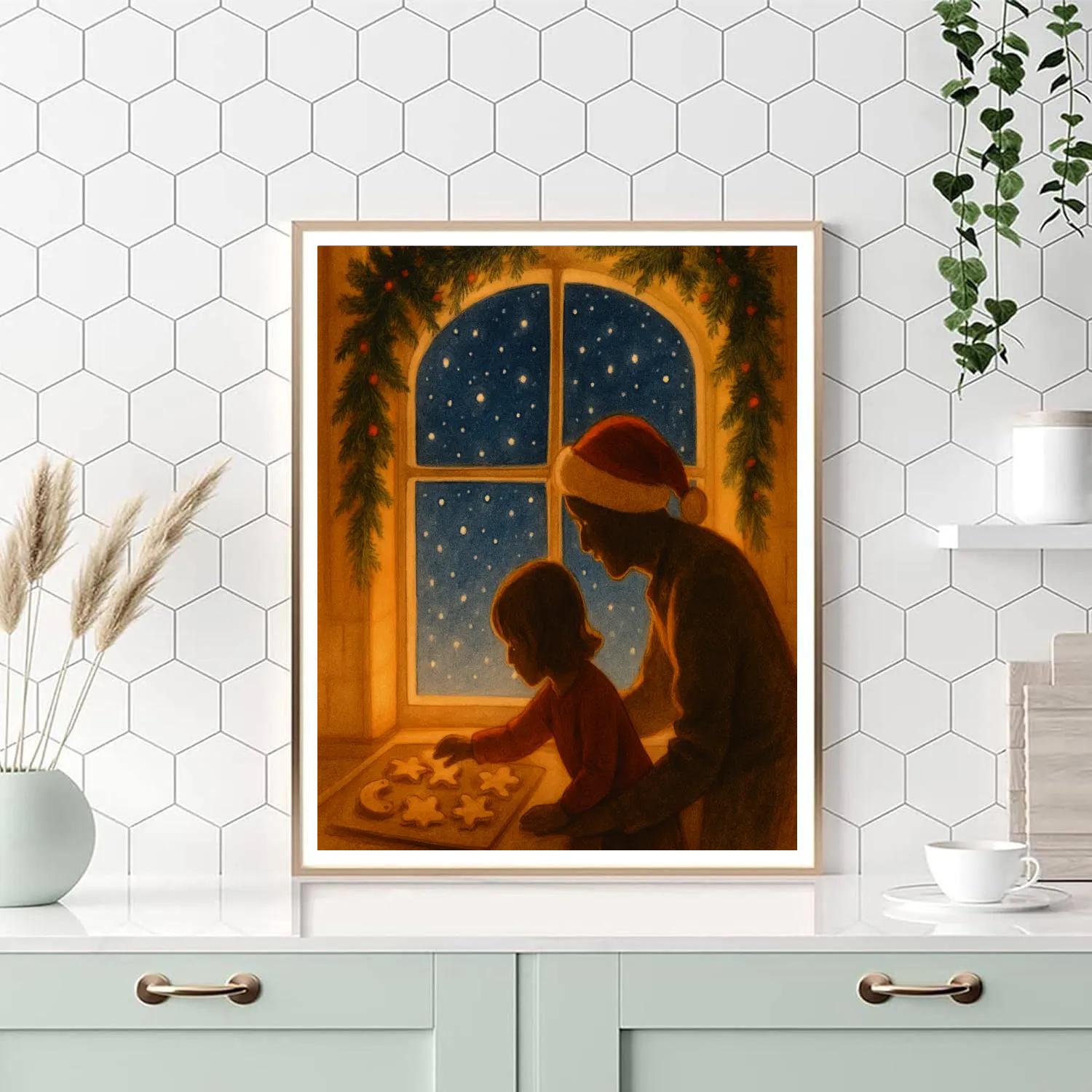 Celestial Cookies By The Window paint by color