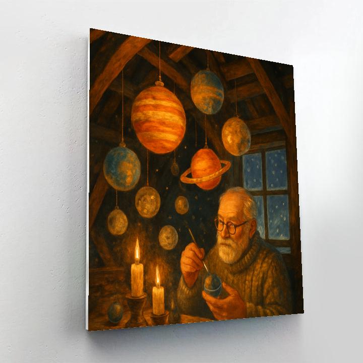 Galactic Ornament Workshop Attic DIY paint by numbers