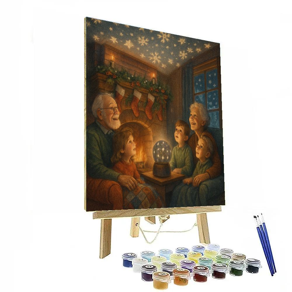 Fireside Planetarium Storytime paint by color