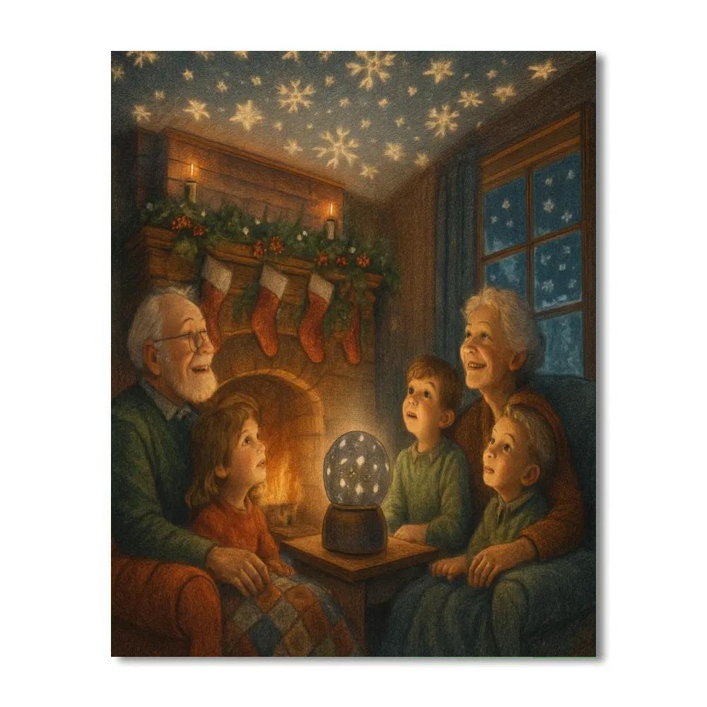 Fireside Planetarium Storytime paint by color