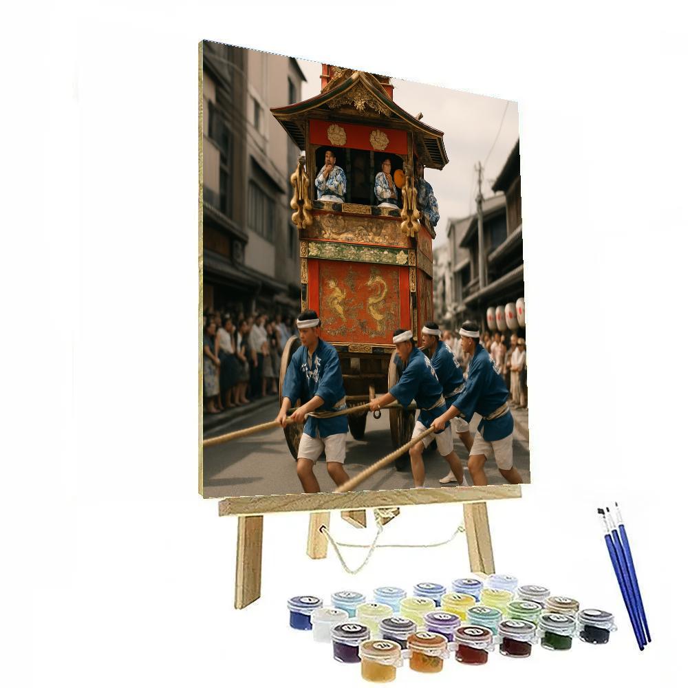 Gion Matsuri Yamaboko Parade Kyoto DIY paint by numbers