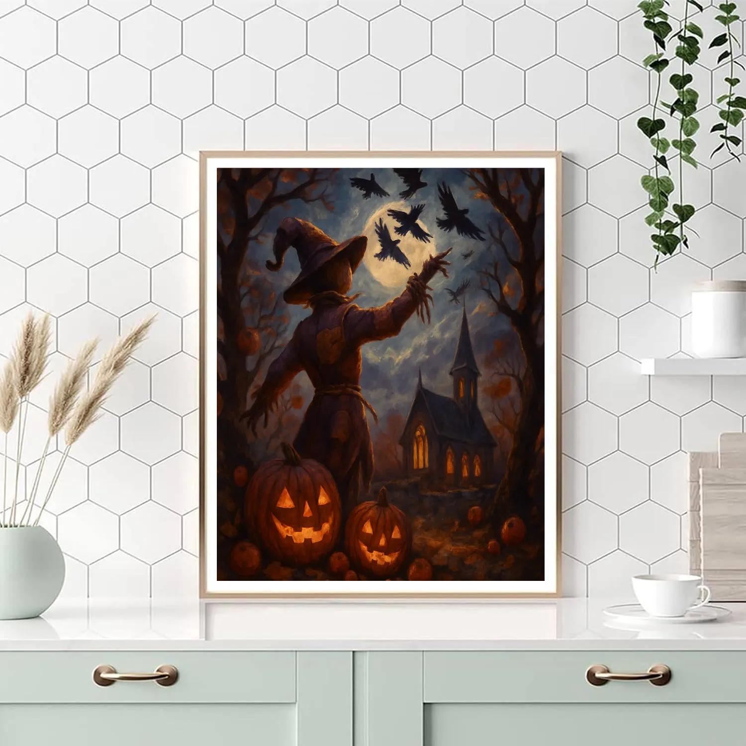 The Orchard Of Clockwork Ravens painting number kit