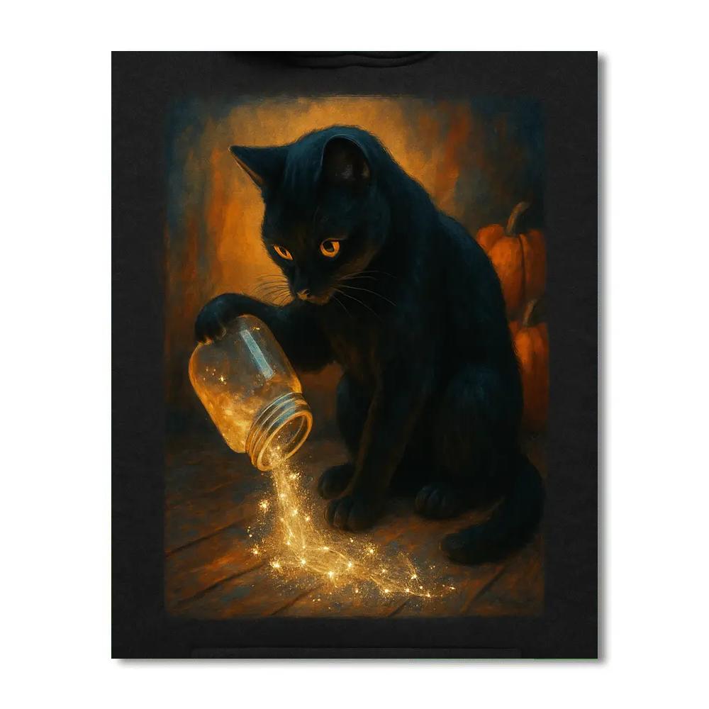 The Black Cat And The Star Jar Painting by numbers kit