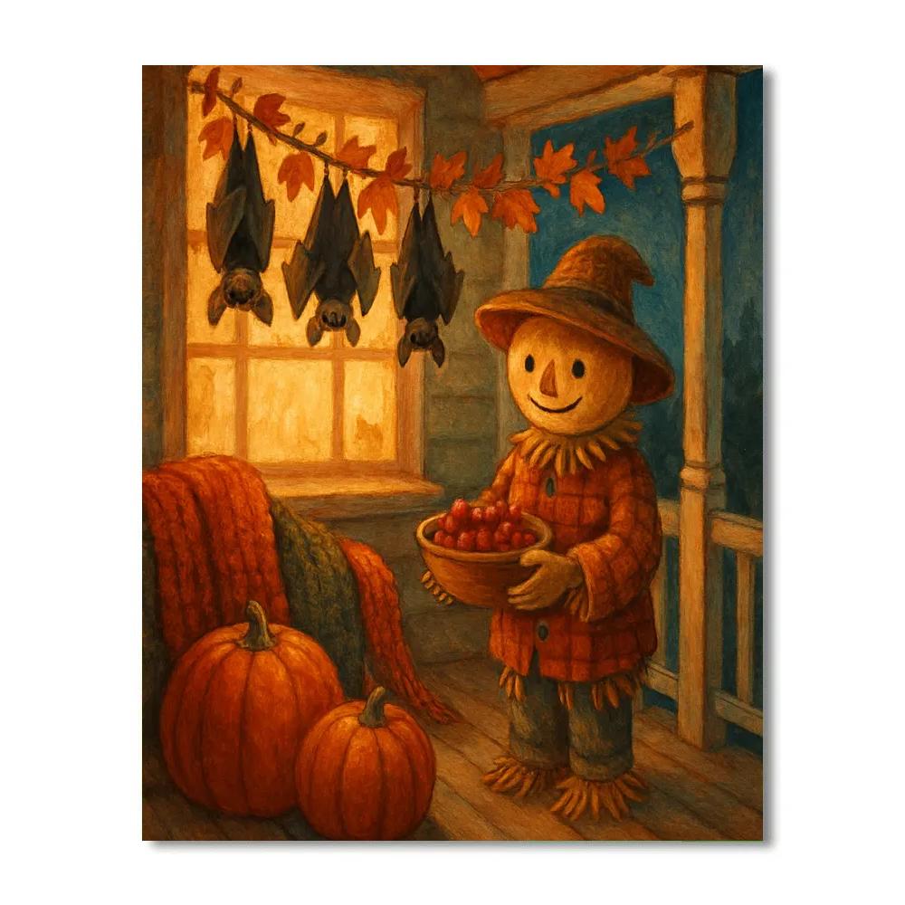 Porchlight Sanctuary For Traveling Bats Numbered painting kits